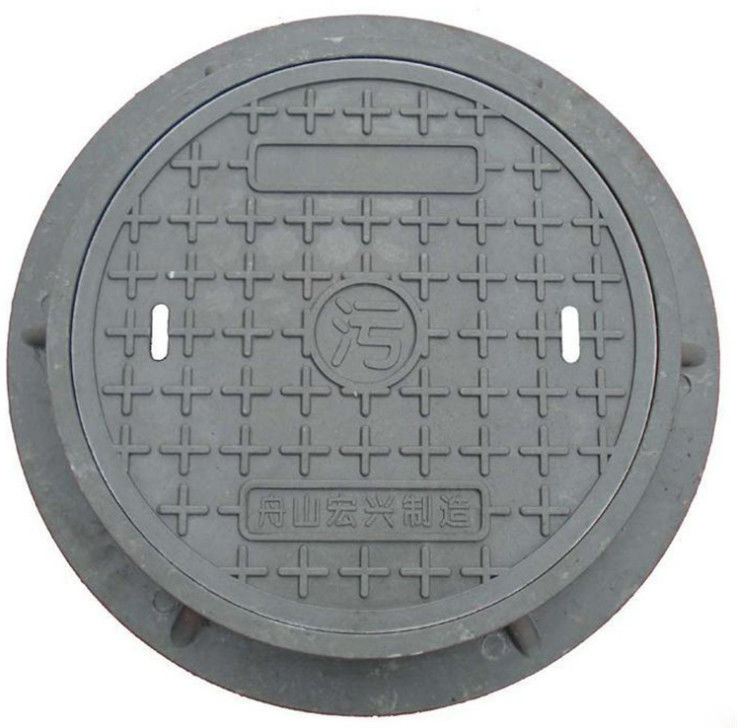 Civiele techniek Glasvezel Manhole Cover Hoog corrosiebestendigheid,Circle Manhole Cover