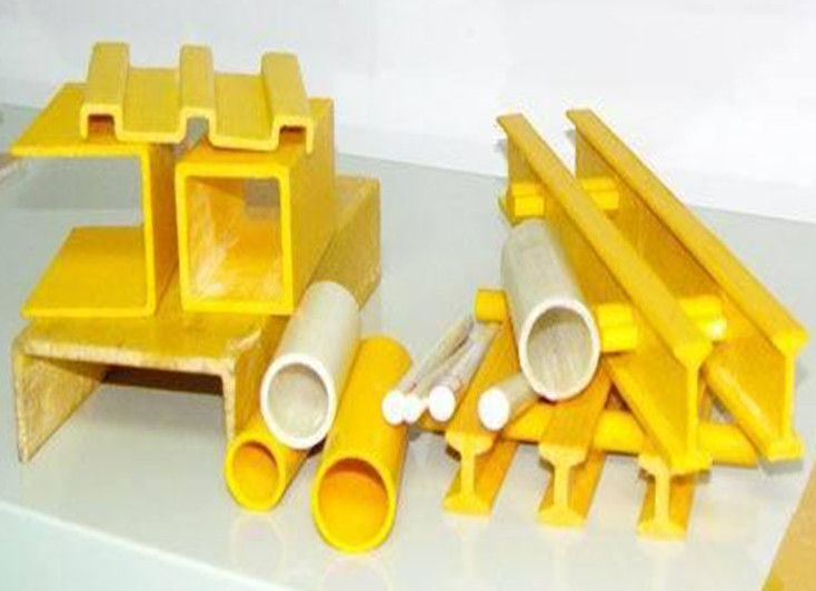 Hoge sterkte FRP Pultruded Profiles Niet-geleidende Aanpasbare breedte,kleur,grootte