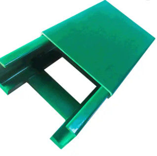 Groene Stevige FRP-Laddertype Kabel Tray Non Combustible High Flexibility