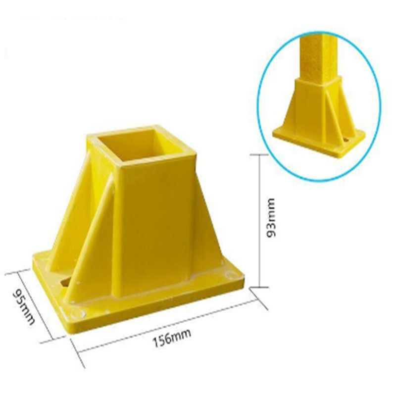 UV-bestand glasvezel accessoires FRP-connectoren voor vierkantbuizen,FRP-vierkantbuizen
