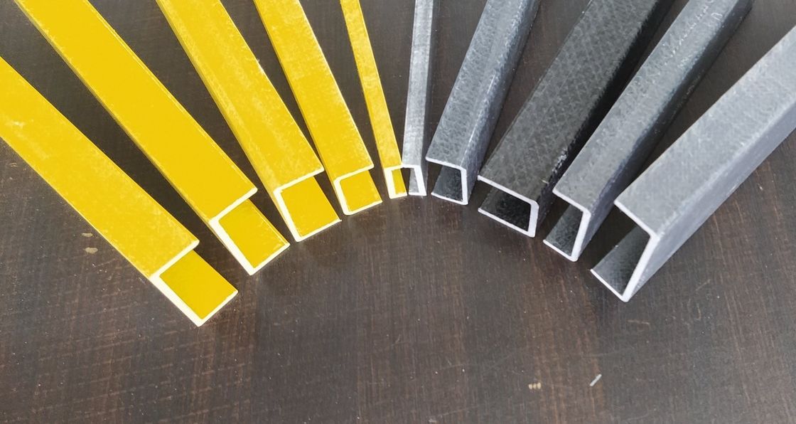 Op maat gemaakte FRP Pultruded Profiles C-vorm Uitstekende slagweerstand,Multicolor Pultruded Frp C-kanalen