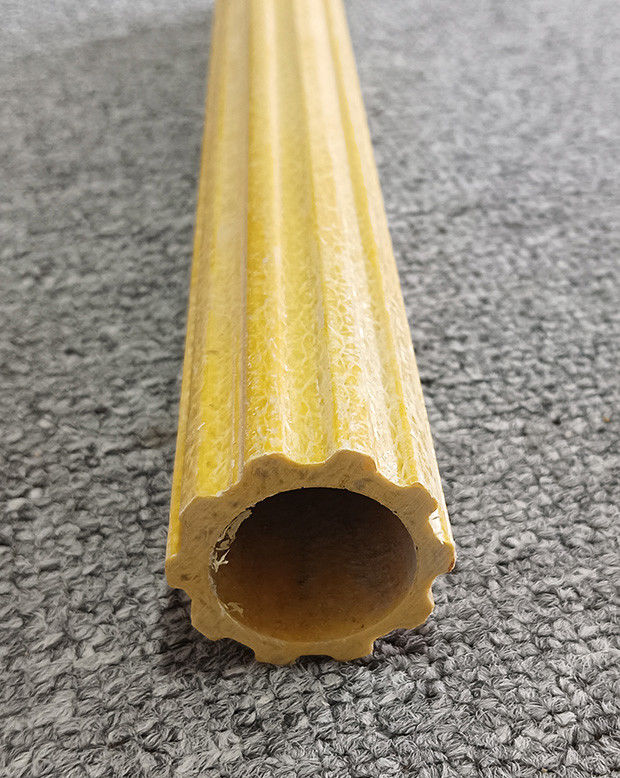Antislip Frp Pultrusion Profile Frp Ladder Rung Frp Plum holle buis Voor de bouw van gebouwen