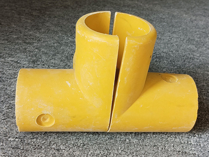 50 mm Ronde buis glasvezel FRP handrail Fitting Elbow Base Tee Vierweg connector