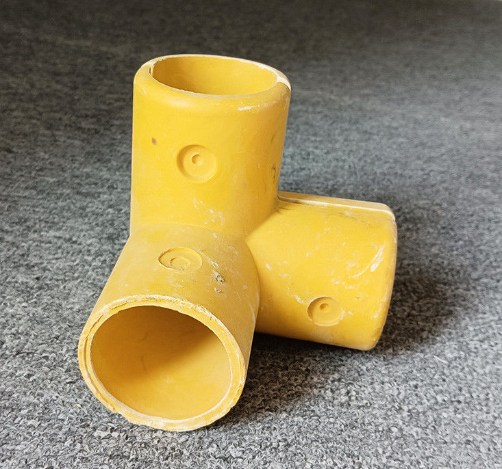 50 mm Ronde buis glasvezel FRP handrail Fitting Elbow Base Tee Vierweg connector