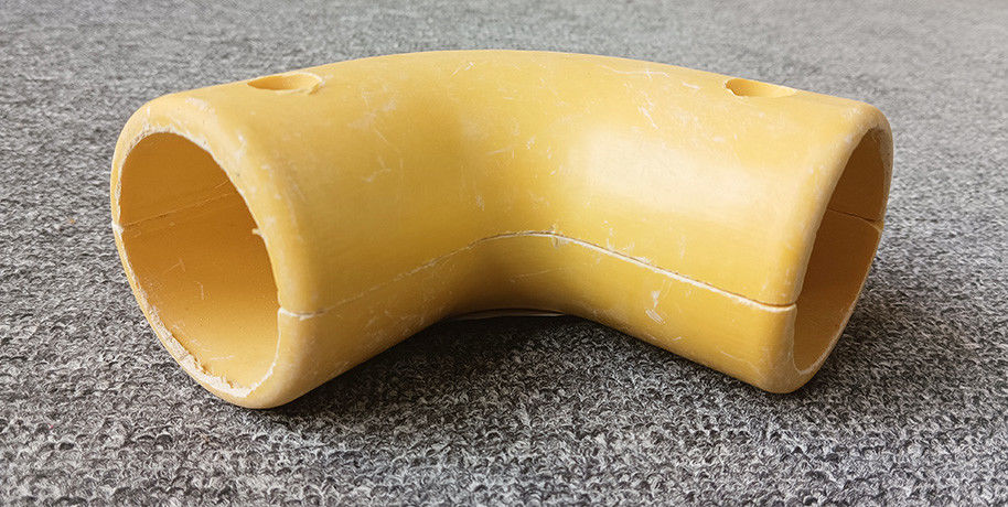 Hoge sterkte FRP-connectoren handrail hekbevestigingen glasvezel Tee / Pipe Connector Tube Elbow