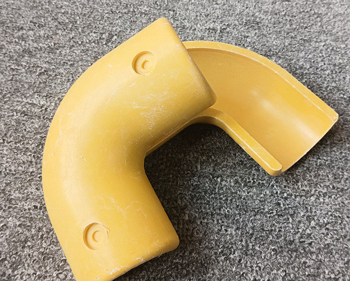 Hoge sterkte FRP-connectoren handrail hekbevestigingen glasvezel Tee / Pipe Connector Tube Elbow
