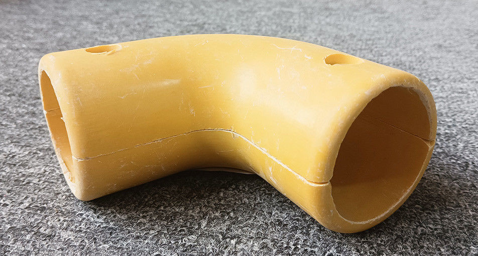 Hoge sterkte FRP-connectoren handrail hekbevestigingen glasvezel Tee / Pipe Connector Tube Elbow