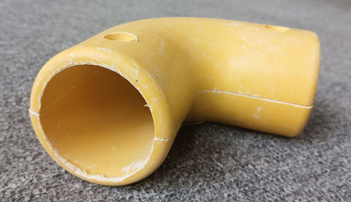 Hoge sterkte FRP-connectoren handrail hekbevestigingen glasvezel Tee / Pipe Connector Tube Elbow