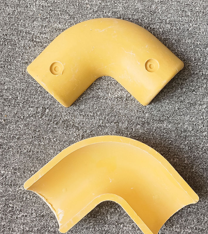Hoge sterkte FRP-connectoren handrail hekbevestigingen glasvezel Tee / Pipe Connector Tube Elbow