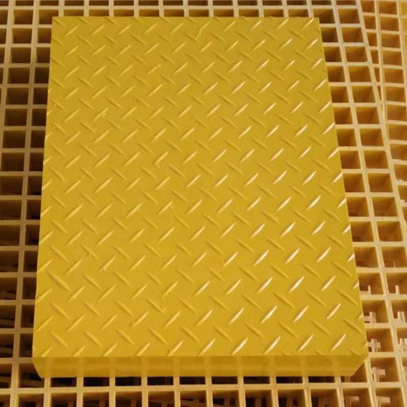 Gepersonaliseerde FRP roosterpatroon dekking plaat FRP roosterplaat stoeprandrooster voor vloerpanelen
