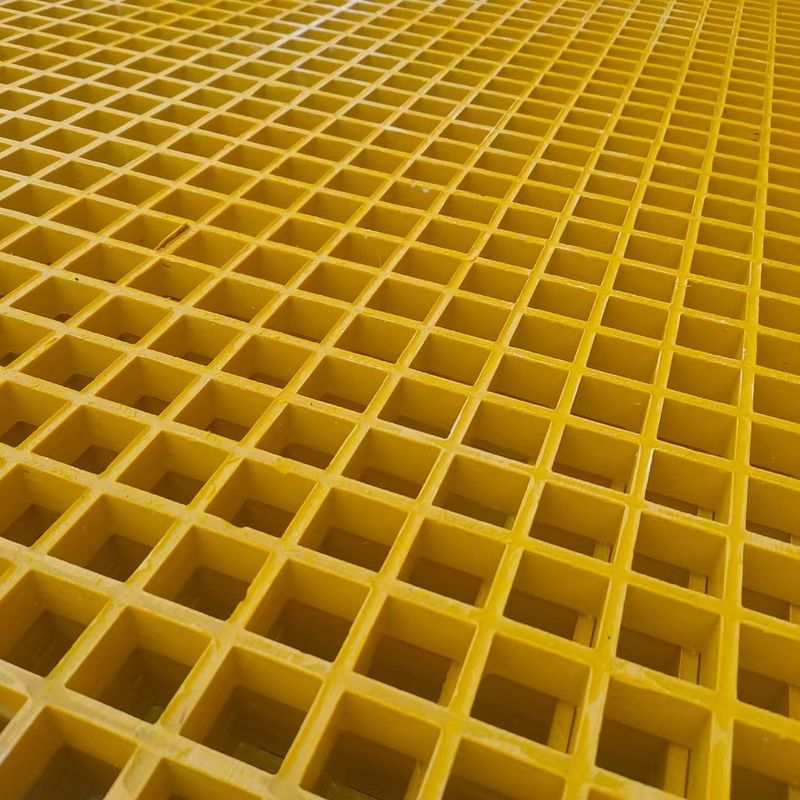 Elektroplatering Plant Walkway Gebruik 38*38*30mm FRP rooster maat en kleur