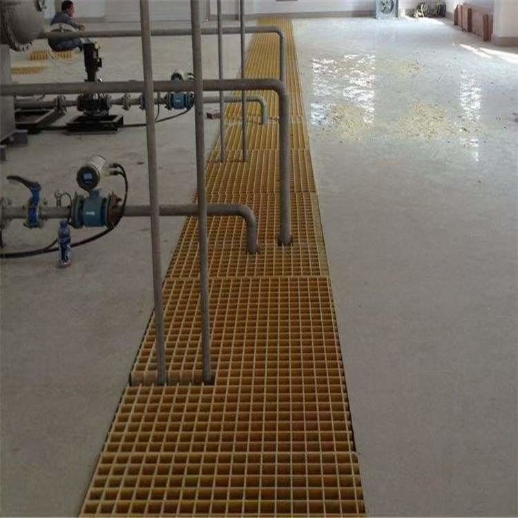 Elektroplatering Plant Walkway Gebruik 38*38*30mm FRP rooster maat en kleur