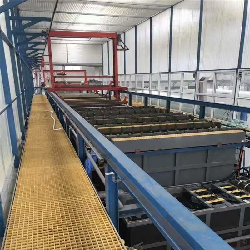 Elektroplatering Plant Walkway Gebruik 38*38*30mm FRP rooster maat en kleur